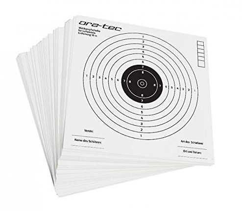Umarex Zielscheiben 17 × 17 cm, 1.000 Stück, ISSF-konform | Spezialscheiben-Karton für Training und Wettkampf
