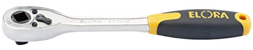 Draper 870-1D 3/8-Inch Square Drive Elora Ratchet, Blue, 200 mm
