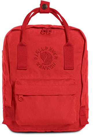 Fjällräven Unisex-Adult Re-Kånken Mini Luggage-Messenger Bag, Red, 29 cm