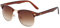 ASVP Shop® Brown Men's Women's Sunglasses Retro Vintage 80's