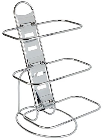 BUFFET-LEITER LITTLE GN 1/3 aus verchromtem Metall, 4-teilig: 1 Leiter-Gestell, 3 GN 1/3 Rahmen / 31,5 x 32 x 48 cm | SUN