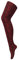 Sock Snob - Ladies Thick Coloured 80 Denier Opaque Patterned Winter Fashion Tights (8-14 UK 36/42, Skye Red)