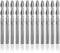Afunta Kugelfräser, 3,175 mm, 2 mm Schneiddurchmesser, Wolframstahl, 17 mm Nutlänge, 12 Stück
