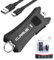 klarus Mi2 USB C Rechargeable LED Keyring Torch, 40 Lumens Small Lightweight Pocket Keychain Flashlight Powered by Bulid-in Battery