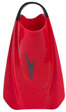 Speedo Unisex Erwachsene Fury Training Fin for Swimming Training Fin, Lava Rot/Chill Blau/Grau, 7-8