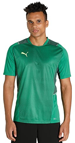PUMA Herren T-shirt, Green-dark Green-green Gecko, XXL, 656735