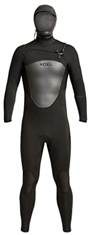 Xcel Men Axis X2 5/4 FrontZip Hooded Neoprenanzug, Farbe:black, Größe:LT