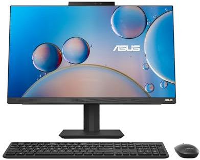 ASUS A5402WVARK-DRBPC022X PC Tout-en-Un 23.8 Pouces FHD (1920 x 1080) 100Hz, Intel Core i7 150U 5.4 GHz, 64GB DDR5, 2TB NVMe SSD, Intel Graphics, Windows 11 Pro - Clavier AZERTY