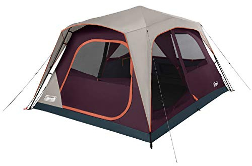 Coleman Skylodge Instant Setup Camping Tent, Multiple Capacity Options, Weatherproof, with Convertible Screen Room, Room Divider, and Pre-Attached Poles