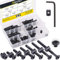 Mardatt 140Pcs M6 Crib Screws Hardware Replacement Kit Black Hex Socket Cap Bolts Crib Bolts and Barrel Nuts Cross Dowel Assortment Kit M6x15/25/35/45/55/65/75mm for Furniture