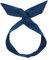 Duories Vintage Stirnbänder Damen,Haarband Kopfband Frauen Haarbänder Bow Flexibler Eisendraht Biegbar Stirnband Haarreif mit Schleife, Retro Haarschmuck Haare Zubehör für Damen Mädchen,Navy blau
