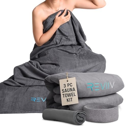 Toalla de sauna premium – Toalla de sauna de bambú y algodón que absorbe la humedad para mantas de sauna infrarrojos, barrera higiénica para sesiones cómodas de sauna, accesorio de manta de sauna de
