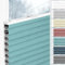 bobodeco Wabenplissee Plissee ohne Bohren Verdunkelung Klemmfix Thermo Verdunklungsplissee, Hellblau-Weiß 70x120 cm(BxH), 100% Verdunkelnd & Sicht- & Schallschutz, Wärmeisolierung für Fenster & Tür