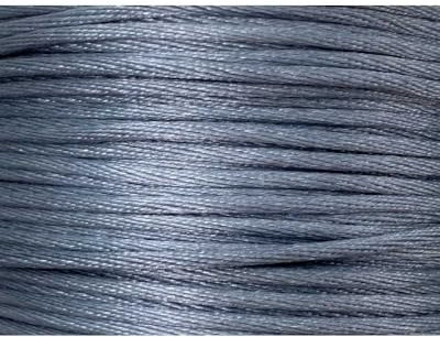 TOMASELLI MERCERIA 5 Metri Passamaneria Coda di Topo Lucida 2,5 Mm Cordoncino - Grigio Medio