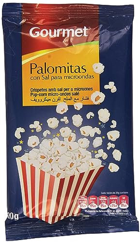 Marca Blanca - Gourmet Palomitas Microondas con Sal 90 g