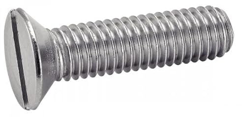 ACTON Vis à métaux tête fraisée fendue - Inox A4 5x80 mm - Boîte de 200 - Vis, pointes, boulons