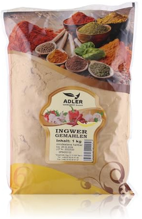 Adler Gewürze Ingwer gemahlen 1000g