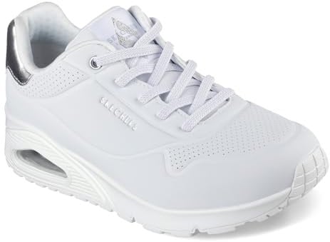 Skechers Damen UNO-Shimmer Away Sneaker, weiß, 41 EU