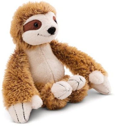 NICI Kuscheltier Faultier Slobby 15cm braun - Stofftier aus weichem Plüsch, niedliches Plüschtier zum Kuscheln und Spielen, für Kinder & Erwachsene - tolle Geschenkidee - 61212