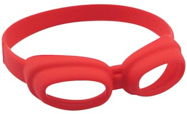 fxwtich Drink Label Stickers Colorful Cup Identifiers Silicone Drink Markers for Beer Glasses Reusable Glass Cup Bottle Strip Tag Marker with Colorful Labels Red