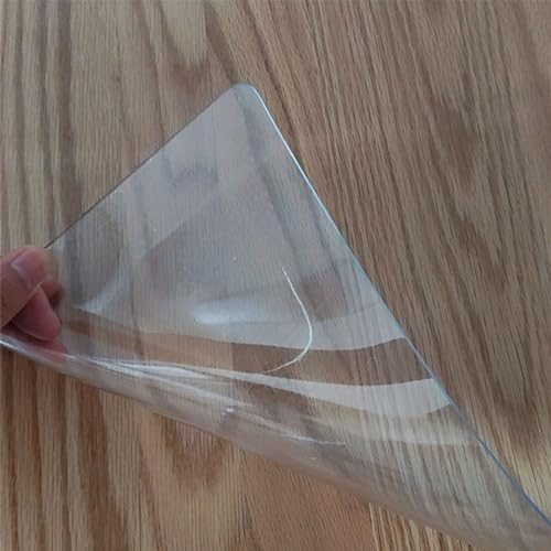 Schreibtischunterlage Transparent Schreibtischmatte Bastelunterlage Öl- Und Wasserdicht Bodenschutzmatte Wasserabweisend 40x70cm 40x120cm 100x150cm(Size:50x60cm)