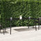 CFODOJ Möbelstück-Gartentisch Anthrazit 165x80x71cm Stahl