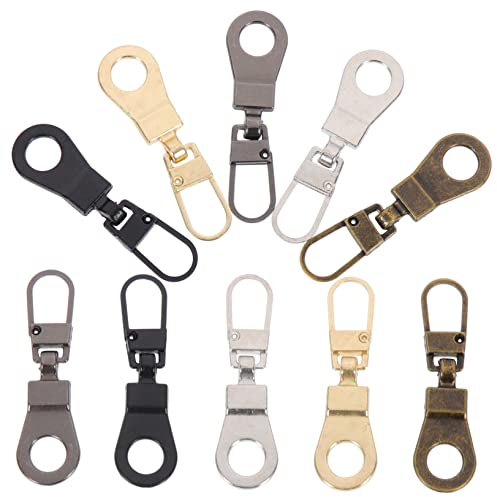 Hohopeti 10 stücke Gepäck Reißverschluss Pull Ersatz für Rucksäcke Abnehmbare Zier Puller für Gepäck Reißverschlüsse