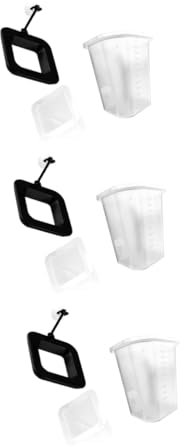 BELLIFFY 3 Stück Aquarium Ring Häschen Wassernapf Betta Fischfütterung Schwimmender Futterring Fisch Futterring Futterring Fisch Sicherer Futterspender Fisch Futterbecher Betta