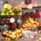 Melofo 3 Stück Weihnachts-Fensterdekorationen LED hängende Feen-Lichterkette Frohe Weihnachten, Weihnachtsmann Schlitten, Zug, batteriebetrieben mit Saugnapf für Weihnachten, Party, Schlafzimmer,