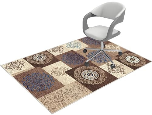 Laegnfho 160 x 200 cm Tapis de Protection de Sol Tapis de Chaise Gaming Tapis de Chaise de Bureau pour Sol Dur Tapis de Chaise à Rouler Tapis de Protection Professionnel pour Gaming et Le Travail