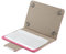 aqxreight Tastiera da 10 Pollici con Custodia per Computer in Pelle PU e Supporto per Tablet e Telefoni Cellulari con Schermo Grande (Tastiera da 10 pollici + custodia in pelle rosa)