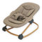 Babywippe in taupe, ergonomischer Baby Bouncer, Newborn Aufsatz, faltbare Babyliege mit abnehmbaren Bezug, geeignet für Neugeborene und Kleinkinder bis 24 Monate, kombinierbar mit Hochstuhl