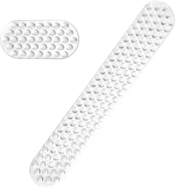 MOSISO Gel Handgelenkauflage Unterstützen für Mauspad&Tastatur Set,Ergonomische Massage Tastatur&Mauspad Set,Rutschfest Base Pain Relief&Kühlung Gel Computer Tippen Pad für Zuhause/Büro,Transparent