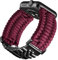 BINLUN Kompatibel mit Apple Watch Armband 42mm 41mm 40mm 38mm Geflochten 550 Paracord Stahl Sport Armbänder Kompatibel mit iWatch Series 10/9/8/7/SE2/SE/6/5/4/3/2/1 Herren Damen(Pflaume-Schwarz)
