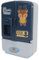 Frigorifero per Bambole Toy Toy Intelligent Double Door Miniature Stimolazione Frigorifero per Bambole Blu per Bambini Blu