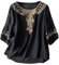 Ofertas de Black Friday Camisetas De Algodon Mujer Blusas Tallas Grandes Moda Verano Top Corto Tirantes Camisa Elegante Manga Corta Blusa Lentejuelas Fiesta Lino Blanco Elegantes Cortas Blancas