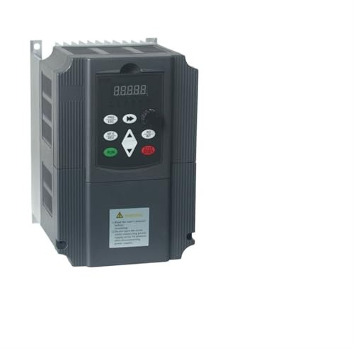 VNIBCJPN Onduleur Solaire 11 KW 7,5 KW 380 V, variateur de fréquence Solaire VFD, Sortie 3 CV for Pompe à Eau triphasée 380 V, contrôle de Vitesse(Solar 1HP 0.75kw)