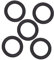 FIXOSHEE 5Pièces Joints pour Raccords Clamp Joints Étanchéité Ferule pour Applications Alimentaires Compatibles les Tuyaux