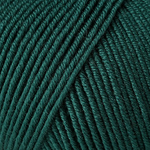 LANA GROSSA Cool Wool Uni | Extrafeine Merinowolle waschmaschinenfest und filzfrei | Handstrickgarn aus 100% Schurwolle (Merino extrafein) | 50g Wolle zum Stricken & Häkeln | 160m Garn FB 501
