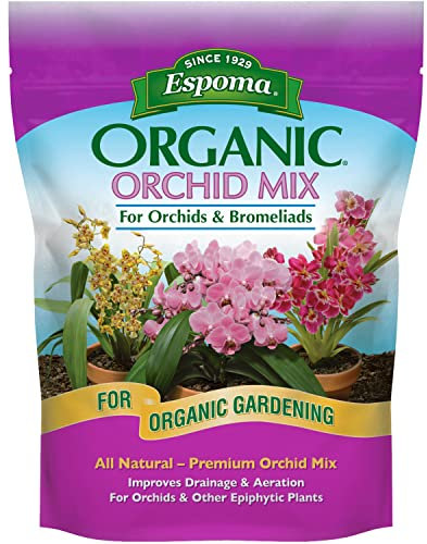 Espoma Or4 Organic Orchid Mix Potting Soil, 4-Quart