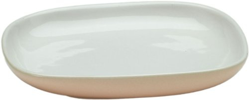 Alessi-Ovale Untertasse für Teetasse, Hellgrau, 4 Stück
