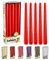 Ivyline Bolsius 103600352241 Wachskerze, Box mit 10 Stück, 245 x 24 mm, rot