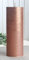 Rustik-Stumpenkerze, 20 x 7 cm Ø, Kupfer-metallic