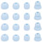 BLLQ Blue Ear Tips Compatible with Beats Flex, Replacement Ear Buds Ear Cap Ear Plug Eartips for Beat s Flex Wireless Earbuds, 8 Pairs, Light Blue [Flex]