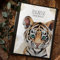 Zeugnismappe mit 10 Folien Tiger Tigerbaby Junges Jungtier personalisierbar Schulanfang Schulanfänger Einschulung Wunschname Name zm04 - ausgewählte Größe: *Zeugnismappe 10 Folien*