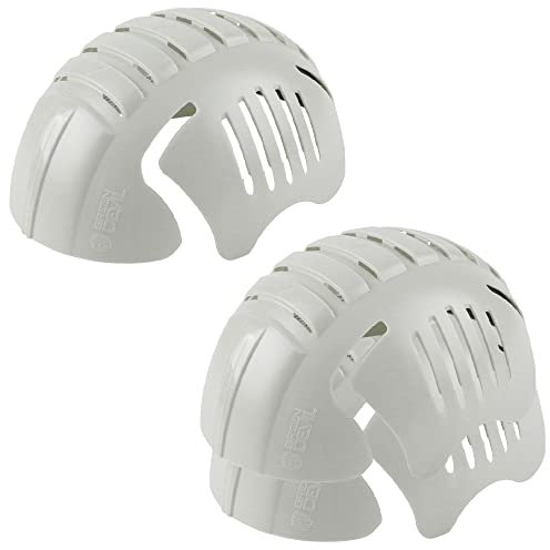 GREEN DEVIL Universal Safety Bump Cap Insert Hard Shell ABS Hartschale Atmungsaktiv Leicht Anti-Schock Passt in Jeden Baseballhut Oder Hardhats für Bequemen Kopfschutz (Weiß 3 PCS)