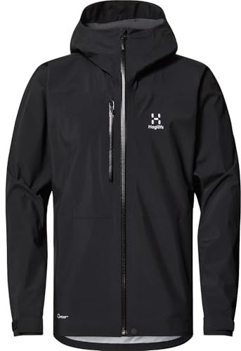 Haglöfs Front Proof Jacket Men Größe M true black