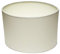 Lampenschirm 230x140x170 mm I Baumwolle, weiß I Ellipse I Für E27-Lampenfassung I 23 x 14 x 17 cm