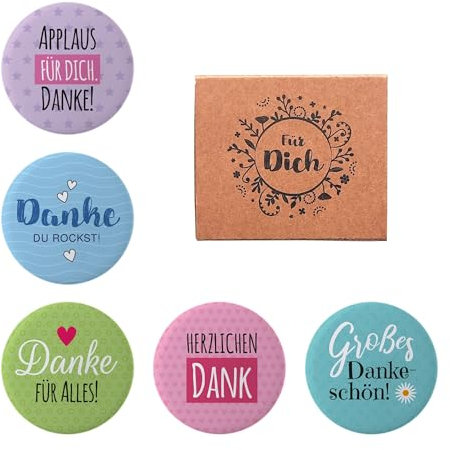 10x Danke Wunschboten-Magnete als kleines give-Away Kollegen give-Away Freunde give-Away Mitarbeiter Mitgebsel Mitarbeiter Geschenk Kollegen Geschenk Freunde Mitgebselgeschenk Aufmerksamkeit