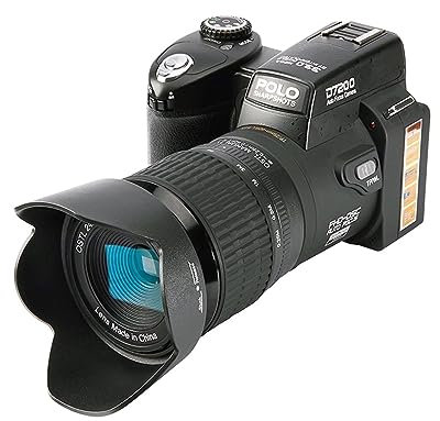 MZZYG Video Camera 24X Optical Zoom DSLR Camera For Photography Auto Focus 33MP Three Lens 1080P HD Digital Video Camcorder Outdoor(32G SD Card,No Flashlight)